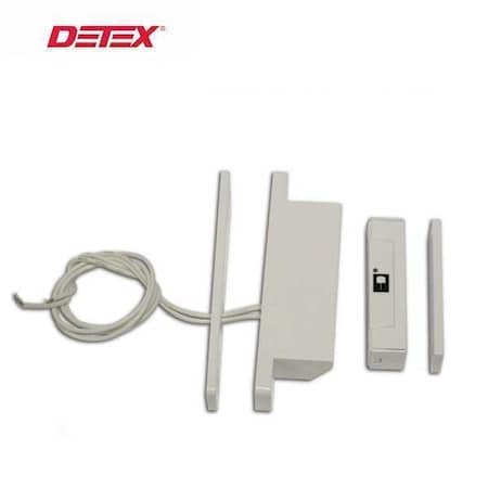Detex ECONOMICAL, BALANCED MAGNETIC SWITCH, SURFACE MOUNT, WHITE, CLOSED CONTACTS DTX-MS-1039S